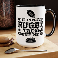 Funny RUGBY Ceramic 15oz Mug