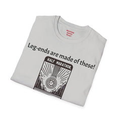 Leg Amputee Humor - Unisex Softstyle T-Shirt / Running a Marathon / One Leg Humor / Awards Medal / Funny Story / One Leg Warrior