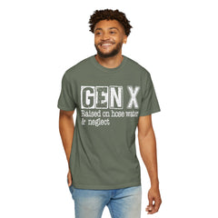 Raised on Hose Water and Neglect — Retro Graphic T-Shirt (Vintage Gift for Gen X)