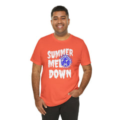 Summer Meltdown Graphic Tee — "Summer Melt Down" Sun Design