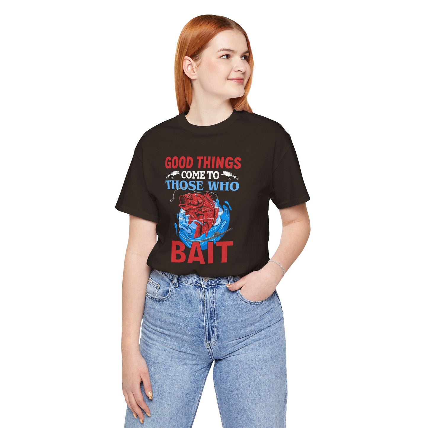 Good Things Come To Those Who Bait Unisex Softstyle T-Shirt