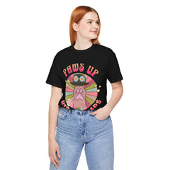 Funny Cat Paws Up Hip Hop Heads - Graphic Tee