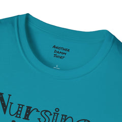 Nursing Is A Work Of Heart - Unisex Softstyle T-Shirt | Nurse Awareness,Medical Wear,Gift For Him,Scrubs Lover,Hospital Staff,Gift For Her,