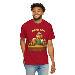 Golden Retriever Brewer Beer T-Shirt — Cute Brew-Dog Graphic Tee