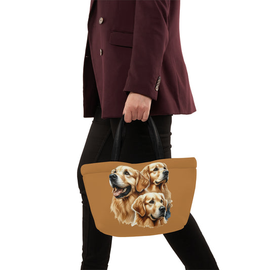 Trio Of Golden Retrievers - Lunch Bag