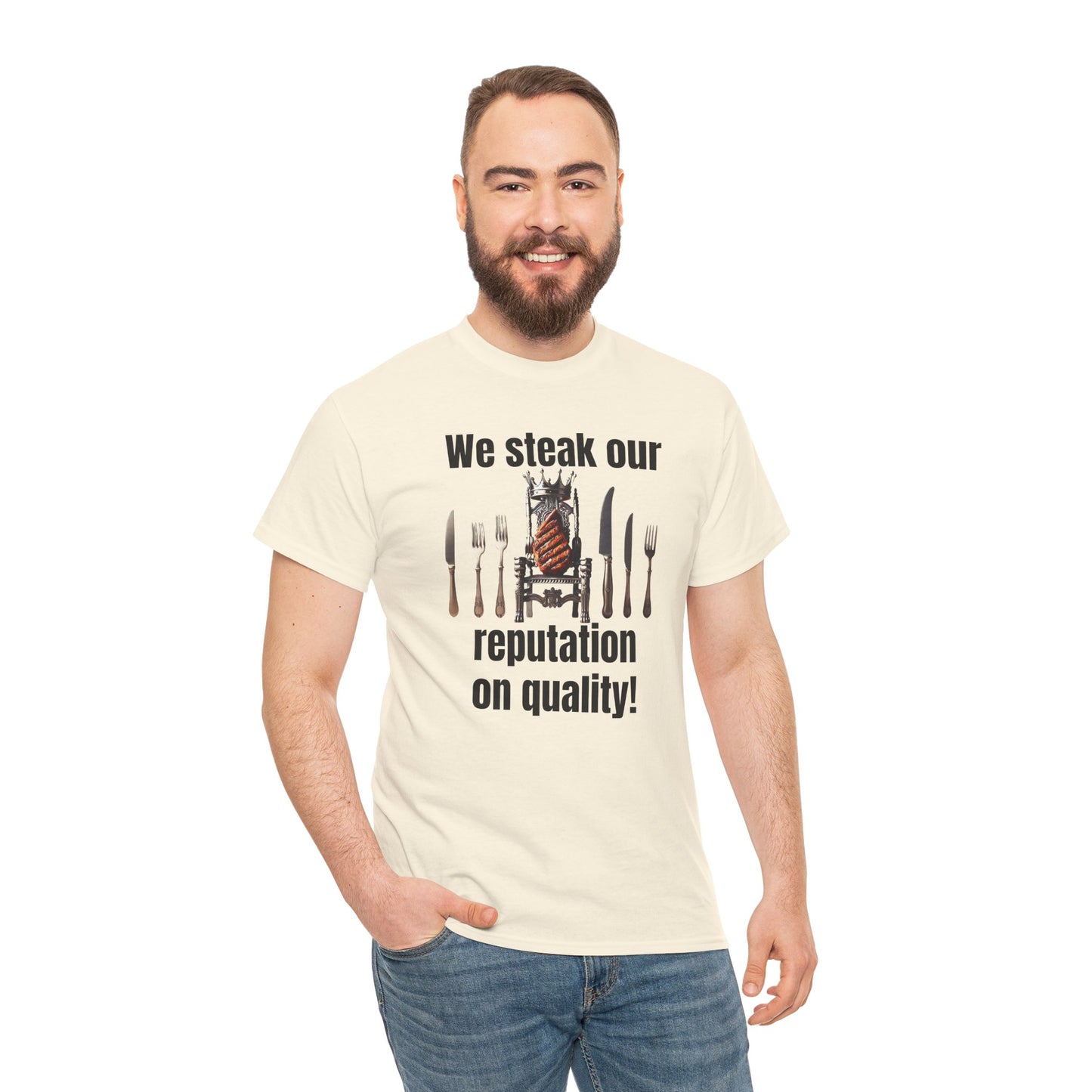 Butcher We steak our reputation on quality! - Unisex Tee