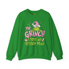 Grinch Stole My Lesson Plan Sweatshirt