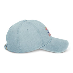 Embroidered Denim Hat - Fun Gift for Submarine Lovers, Casual Outfit Accessory, Summer Style, Unique Birthday Present, Classic Look