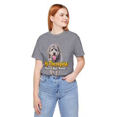 My Therapist Has A Wet Nose Personalized with your dog(s) image T-Shirt