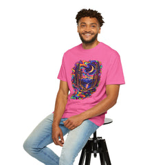 Mystical Psychedelic Moonlit Forest T-Shirt