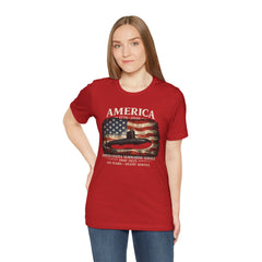 America 250th Submarine 125th Flag T-Shirt — Vintage USA Military Tee