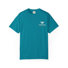 Viking World Tour T-Shirt, Garment-Dyed Apparel, Unisex Graphic Tee, Norse Mythology Gift, Festival Attire, Casual Wear