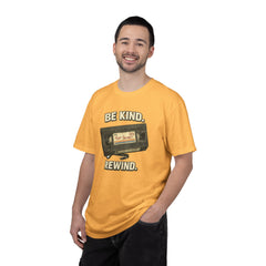 Be Kind Rewind Cassette T-Shirt — Retro 80s Vintage Tape Tee