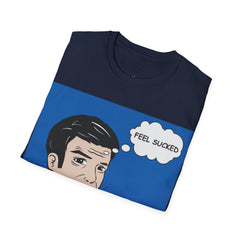 Feel Sucked Pop Art Guy Unisex Softstyle T-Shirt