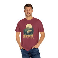 Yosemite National Park Graphic, Comfort Colors Soft Relaxed Fit Unisex Garment-Dyed T-shirt