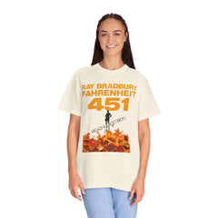 Fahrenheit 451 Graphic T-shirt, Unisex Book Lover Tee, Literary Gift, Reading Enthusiast Apparel, Ray Bradbury Merch, Cozy Casual Wear