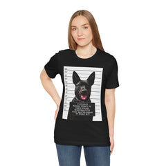 K9 Mugshot Personalized with your Dog T-Shirt