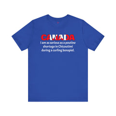 Funny Canadian Language Quote Unisex Tee