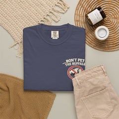 Wyoming Funny Roadtrip T-Shirt — "Three Things You Don’t Do in Wyoming" Adventure Tee