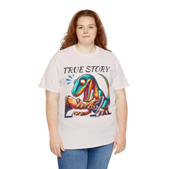 True Story Amputee Dinosaur Humor - Unisex Garment-Dyed T-shirt