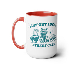 Funny Critters Quote, Two-Tone Coffee Mugs, 15oz, Animal Lovers Gift, gift for her, gift for him, office mug gift, Birthday Gift,