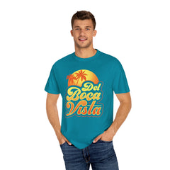 Del Boca Vista Graphic - Unisex Garment-Dyed T-shirt