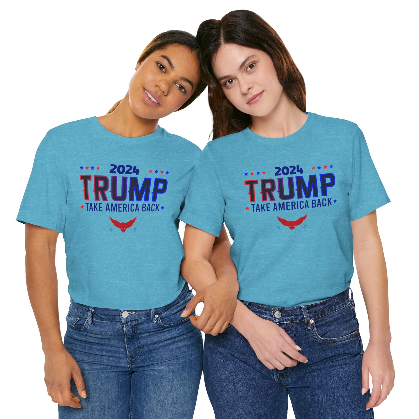 2024 TRUMP Take America Back Political Short Sleeve Tee