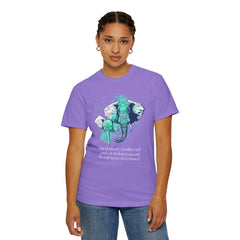 Elephants Graphic  Garment-Dyed T-shirt