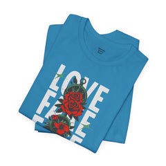 Positive Vibes Love Friendship Unisex Tee - LOVE FAKE FATE