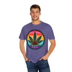 MARIJUANA LEAF TShirt, Vintage Style tee, Leaf Graphic Tee, Weed Lover, Smoke Cannabis tee, Relaxed Fit tee, Stoner Lifestyle, Retro Style