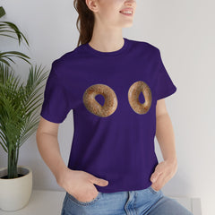 Funny Sexist Bagel Tee - The Bagels Are Hot Come An Get Em Graphic Shirt
