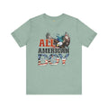 All American Boy With Eagle Graphic, Unisex Jersey Short Sleeve Tee