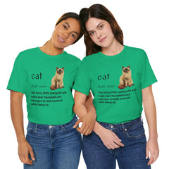 Cat Sociopath Defintion - Unisex Jersey Short Sleeve Tee