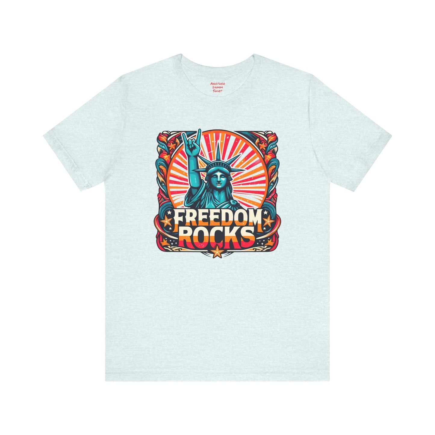 July 4th Statue Of Liberty Freedom - Graphic Unisex Short Sleeve Tee