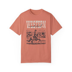 Vintage Style Cowboy Graphic Shirt - Stylish T Shirt
