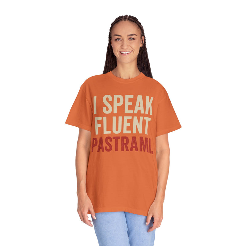 Fluent Pastrami Unisex T-Shirt - Fun Foodie Tee