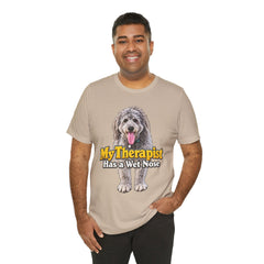 My Therapist Has A Wet Nose Personalized with your dog(s) image T-Shirt