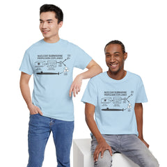 Nuclear Submarine Propulsion Explained Tee, Science Shirt, Geeky Gift, Educational Apparel, STEM Fashion, Nerdy T-Shirt