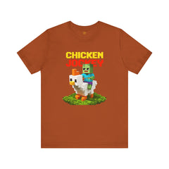 Video Game Chicken Jockey Tee - Unisex Short Sleeve T-Shirt