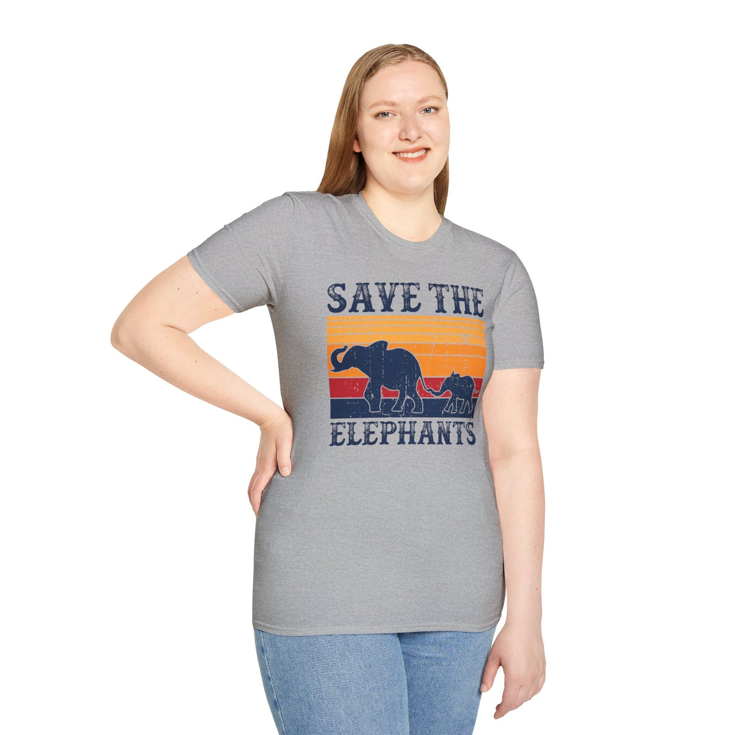 Save the Elephants Unisex Softstyle T-Shirt