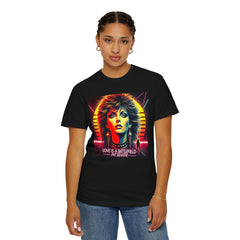 80s Music Love Is A Battlefield - Graphic Comfort Colors Garment Dyed Shirt