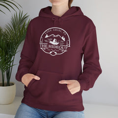 The Hideout Adventure Hoodie – Lake Ariel, PA Mountain Graphic Hooded Sweatshirt