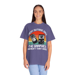 Retro Gamer Unisex T-Shirt - "I Went Outside Once"