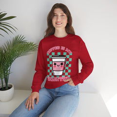 Woman's Coffee Valentine -  Unisex Heavy Blend™ Crewneck Sweatshirt