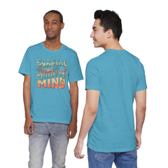 Coastal State of Mind Tee — Retro Beach Graphic T-Shirt