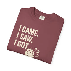 Funny Unisex Garment-Dyed T-Shirt, Bamboozled Shirt, Humorous Tee, Gift for Him/Her, Quirky Casual Wear