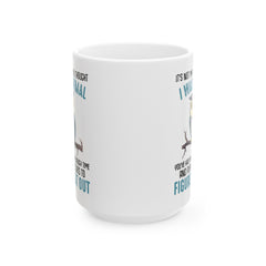 Funny Not Normal Owl Graphic Mug, animal lover mug, white ceramic owl mug, 11oz, 15oz, , owl lover mug, gift for her, nature lover mug