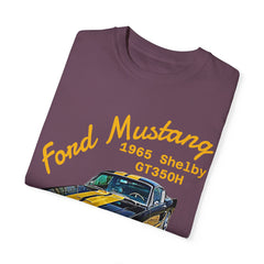 Retro Ford Mustang 1965 Shelby GT350H Unisex Comfort Colors Garment Dyed T-Shirt