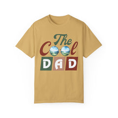 THE COOL DAD, sunglasses graphic, Comfort Colors 1717, unisex garment-dyed t-shirt, retro sunglasses tee, gift for him, Birthday gift tee, Vintage graphic tee, shiny shades Tee, Fathers Day Shirt