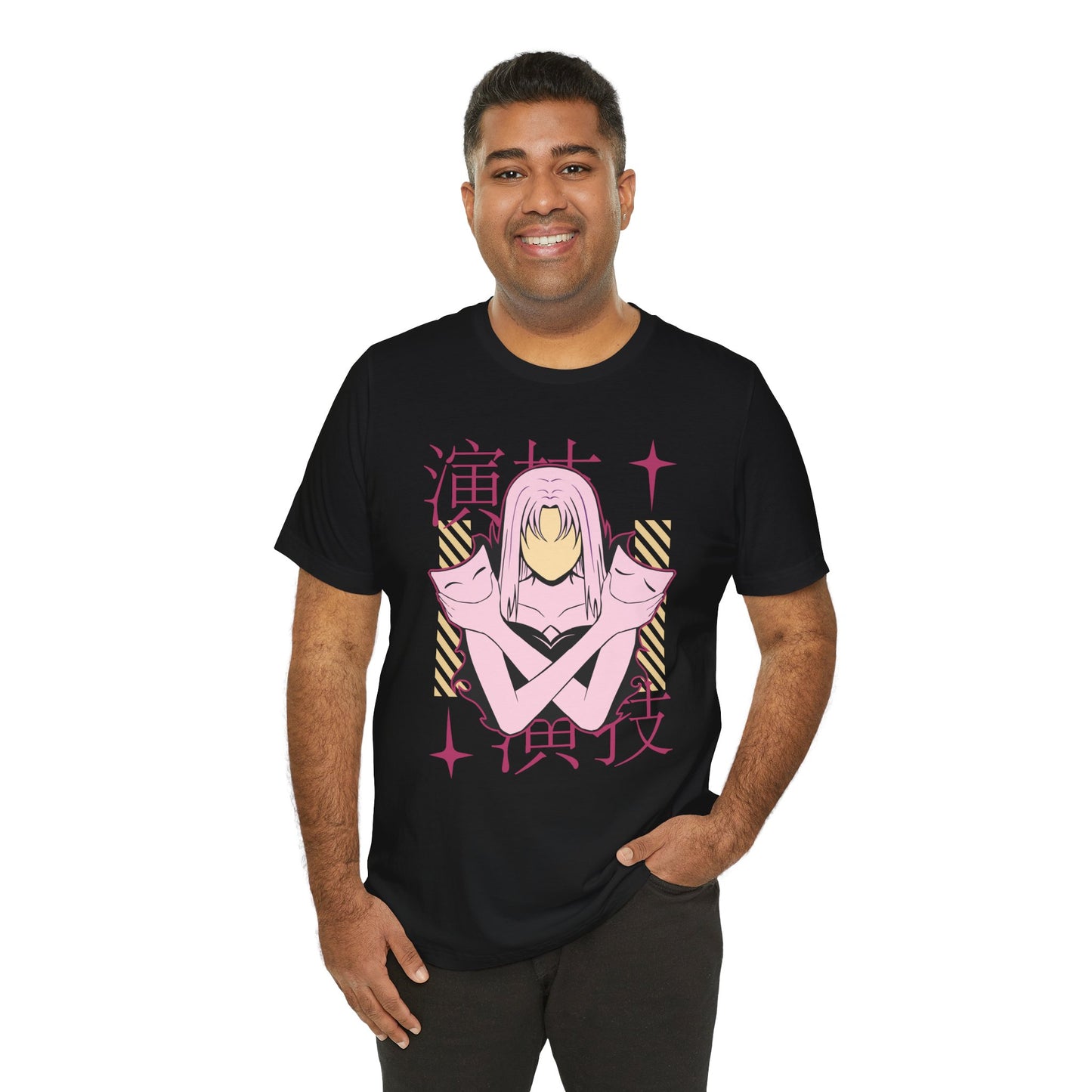 Anime Girl Actors Art - Unisex Jersey Short Sleeve Tee